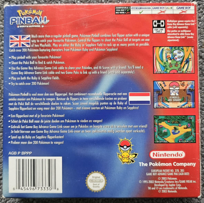 Pokemon Pinball: Ruby and Sapphire