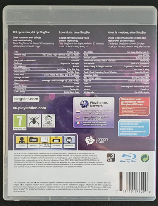 SingStar : Return To The 80's