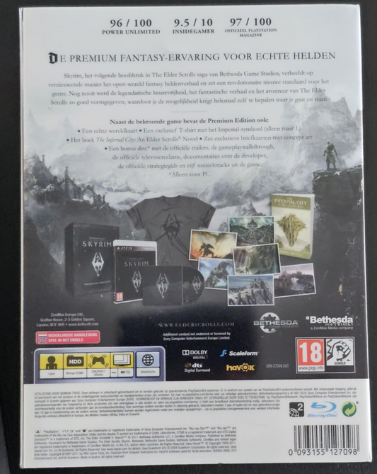 Elder Scrolls V Skyrim (Premium Edition + Guide Book)