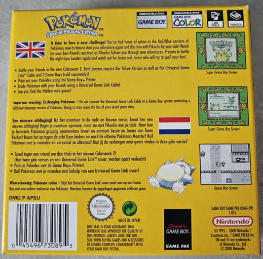 Pokemon Yellow version