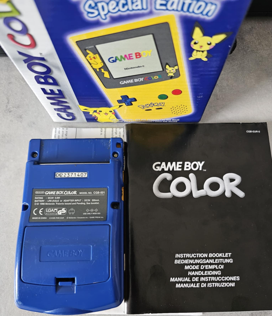 Pokémon special edition GameBoy Color