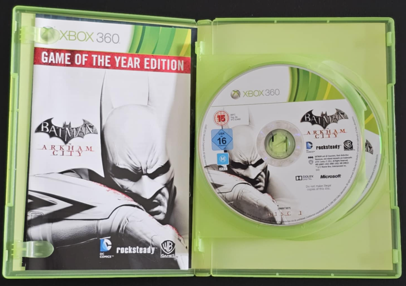 Batman Arkham City Game Of The Year Edition