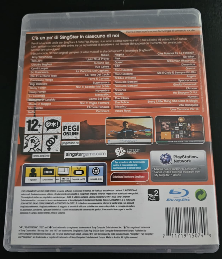 Singstar A Tutto Pop